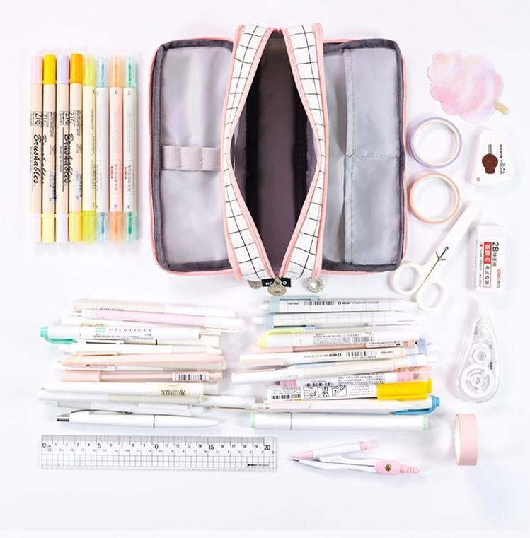 Triple Zip Stationery Organiser