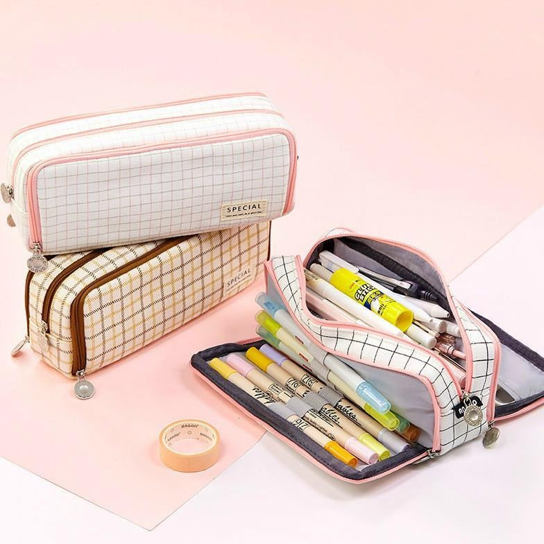 Triple Zip Stationery Organiser