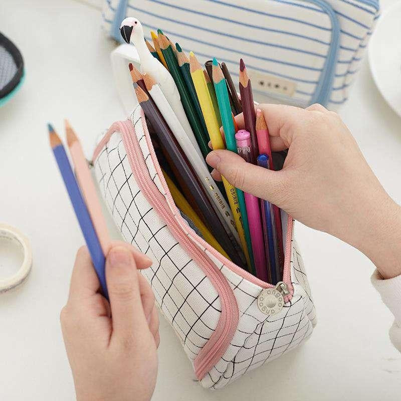 Pouched Stationery Organiser Pencil Case - MomyMall