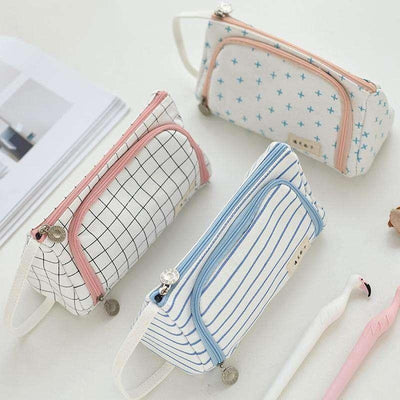 Pouched Stationery Organiser Pencil Case - MomyMall
