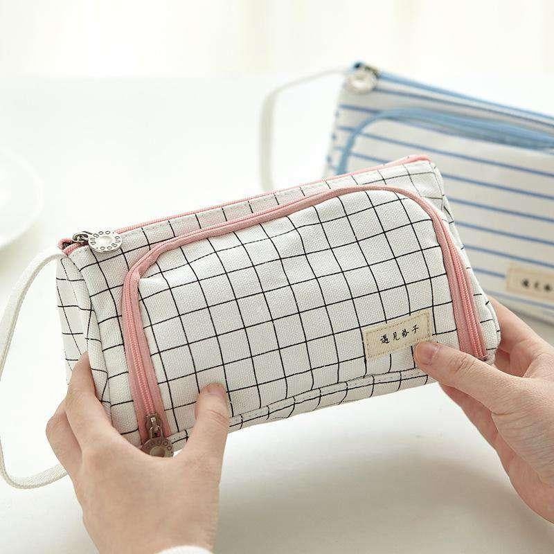 Pouched Stationery Organiser Pencil Case - MomyMall