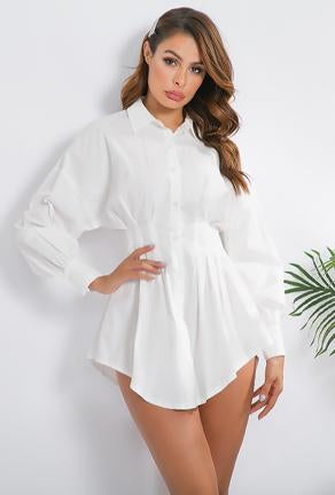 MASHAEL - ROBE CHEMISE BUSTIER