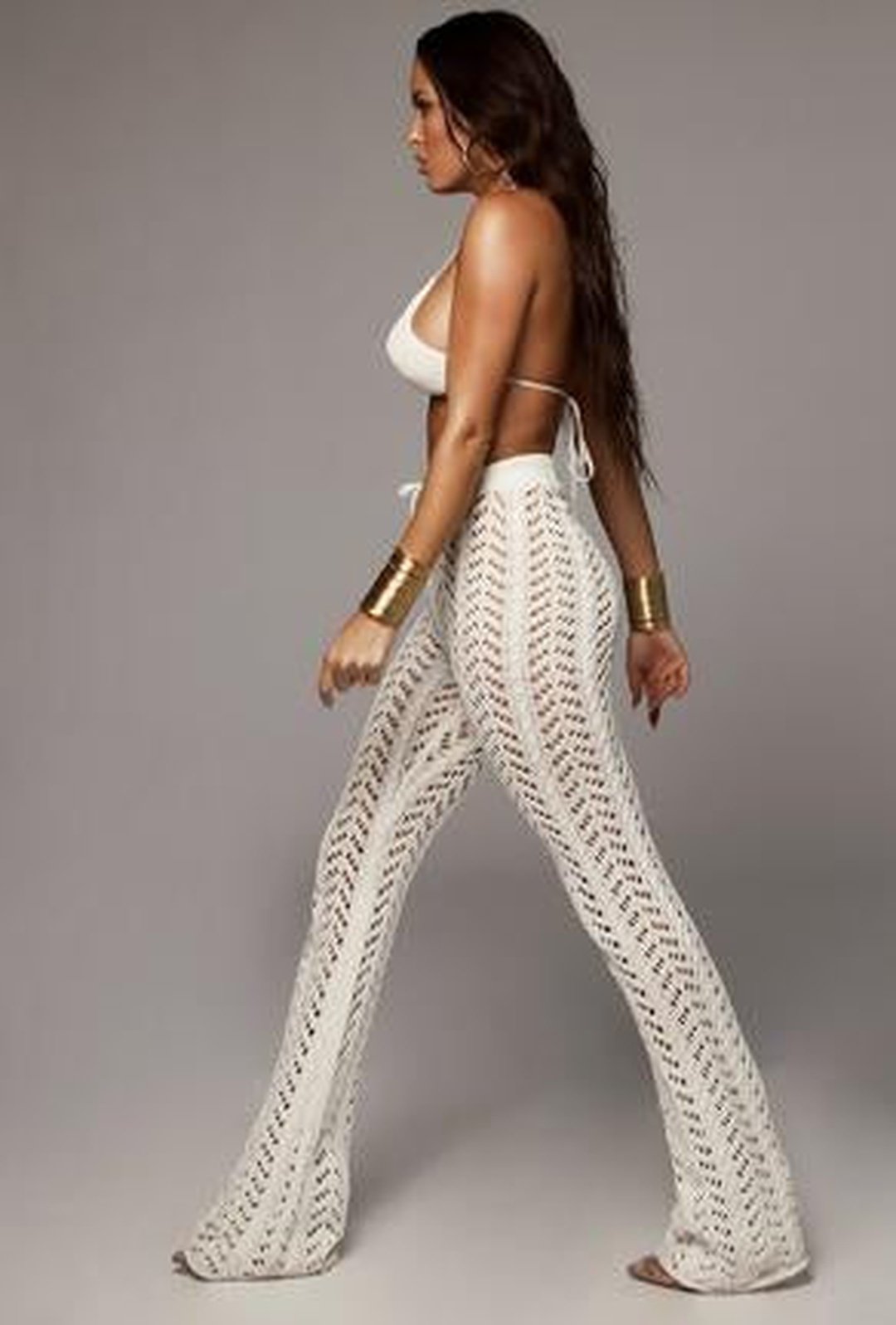 MONIQUE - PANTALON EN CROCHET