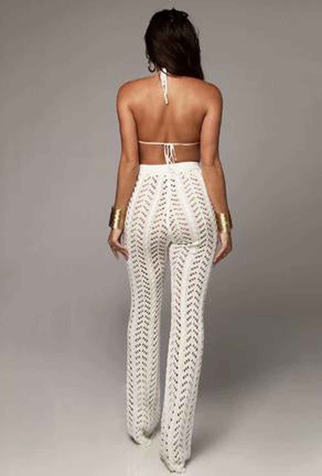 MONIQUE - KNIT CROCHET PANTS