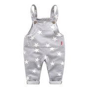 Toddler Boys Girls Trousers Overalls Star Cotton Suspender Pants 1-6 YearsB