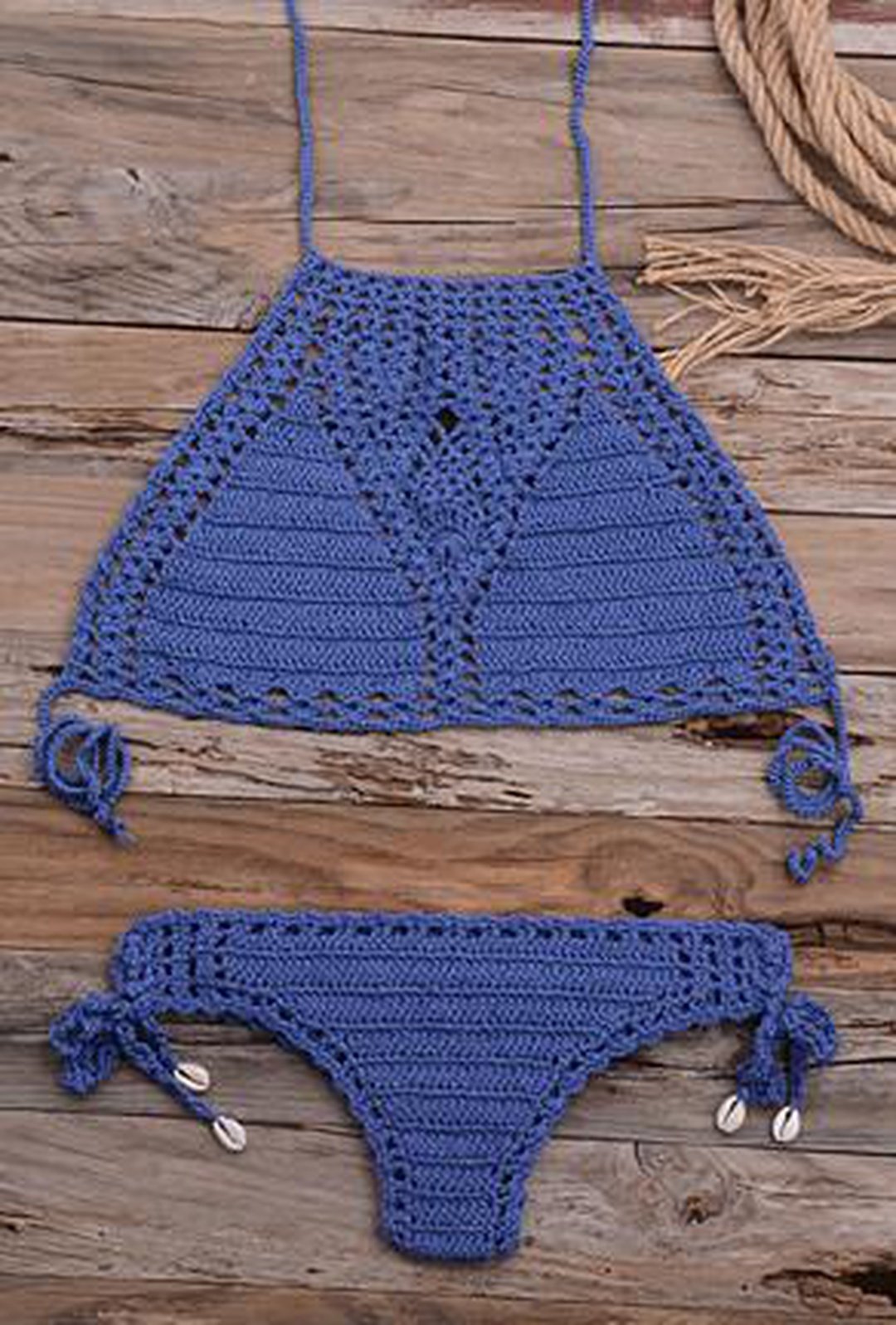 NIKIA - MAILLOT DE BAIN 2 PIÈCES AU CROCHET