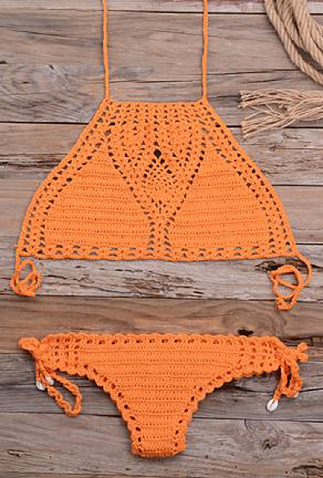 NIKIA - MAILLOT DE BAIN 2 PIÈCES AU CROCHET