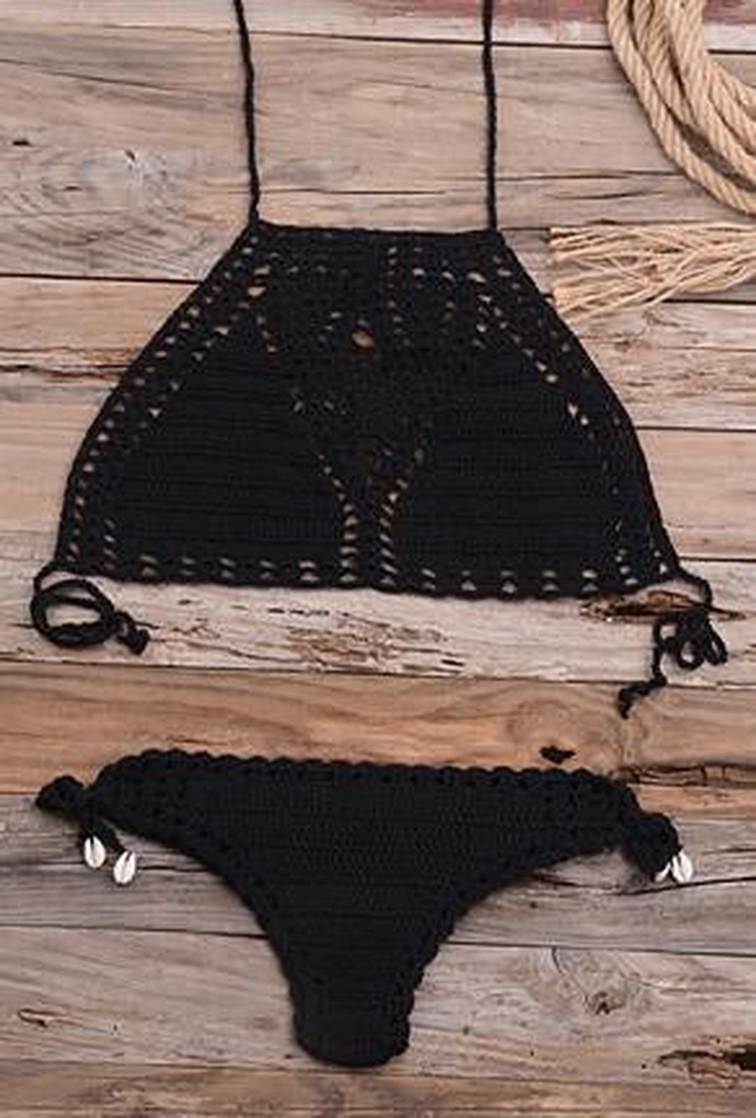 NIKIA - MAILLOT DE BAIN 2 PIÈCES AU CROCHET