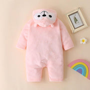 Baby Cotton Cute 3D Bear Smiley Sun Rainbow Romper 0-18M