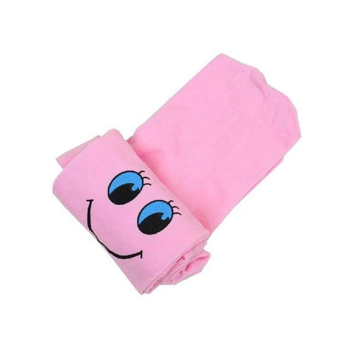 Kids Girls Cartoon Smiley Sock Dance Tights Pantyhose Stocking - MomyMall Pink / One Size:4-9 Years