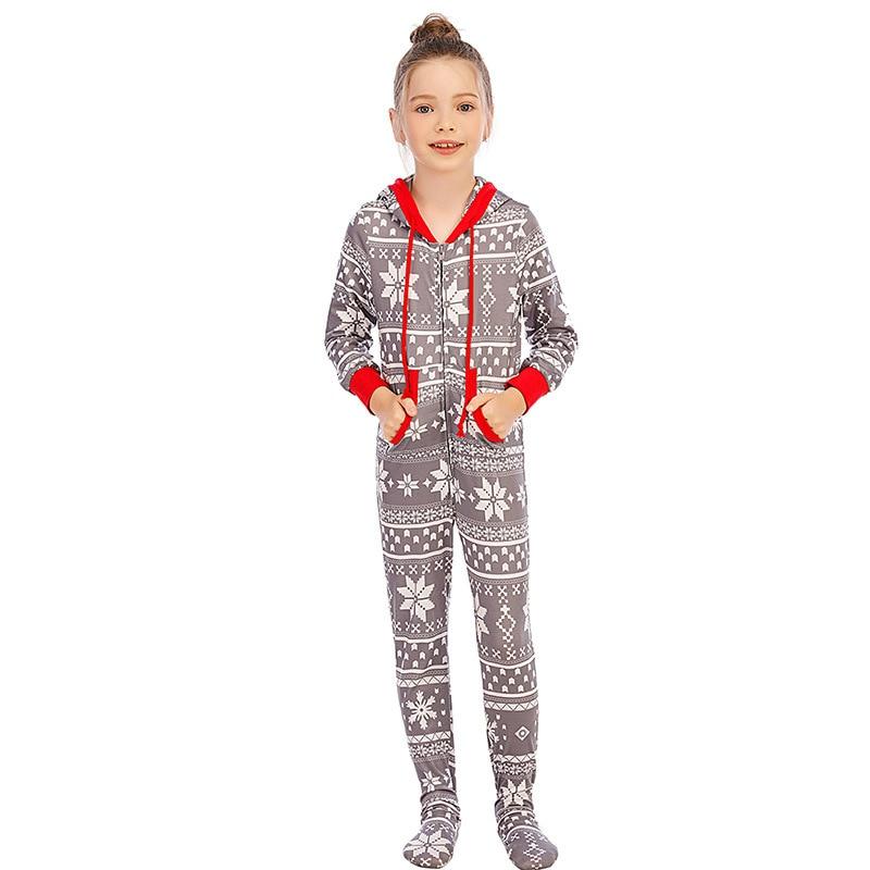 Family Matching Christmas Deer Pajamas Jumpsuits Set Family Look - MomyMall