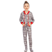 Family Matching Christmas Deer Pajamas Jumpsuits Set Family Look - MomyMall