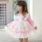 Girls Alice Princess Lotia Spain Boutique Princess Cotton Dresses - MomyMall