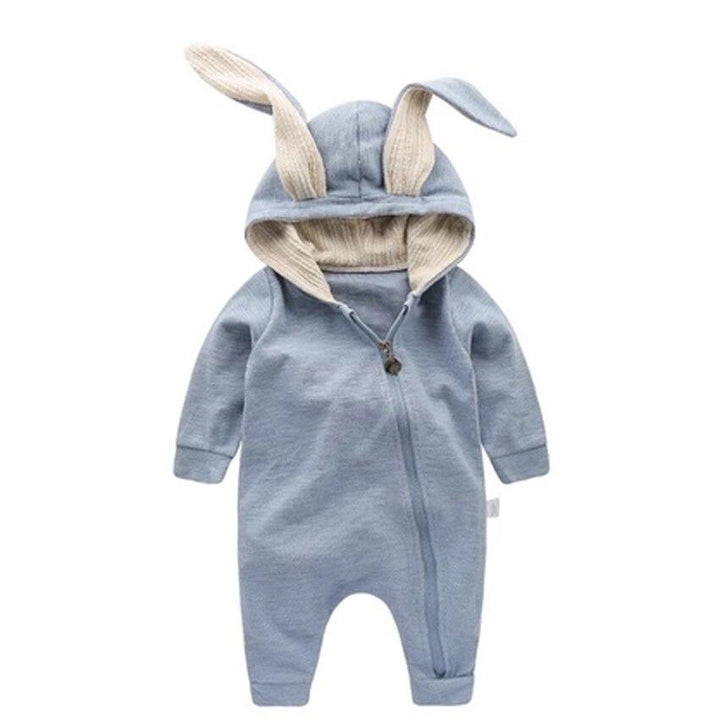 Baby Rompers Spring Autumn Cute Cartoon Rabbit Infant Jumpers Outfits - MomyMall Blue / 0-3 Months