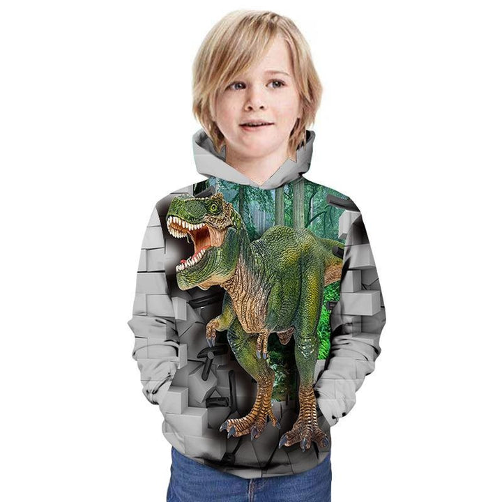 Children Kid 3D Printed Dinosaur Pattern Hoodie - MomyMall Type11 / 3-4 Years