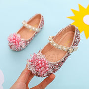 New Girls Pearl Princess Shoes - MomyMall Pink / US8.5/EU25/UK7.5Toddle