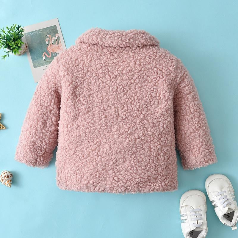 Baby Girl Coat Fleece Winter Warm Cutton Outwear