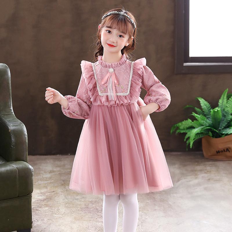 Girls Mesh Chiffon Princess Dress - MomyMall