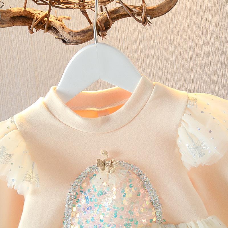 Girl Boutique Autumn Princess Fluffy Dress - MomyMall