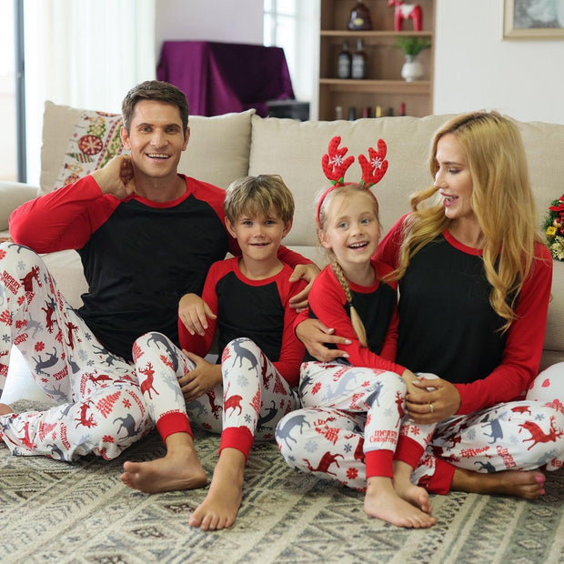 Christmas Family Matching Parent-child Pajamas Suits Set - MomyMall