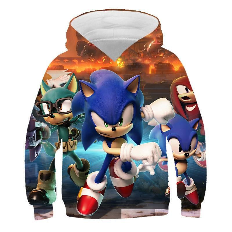 Children Kid 3D Animation Casual Hoodie