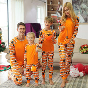 Halloween Pajamas Family Matching Mommy Dad and Me Sleepwear Outfits - MomyMall Yellow / Dad-M