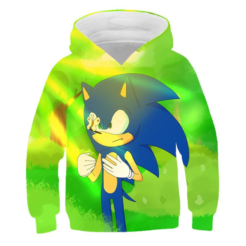 Kid Loose Long Sleeve 3D Printed Hoodie