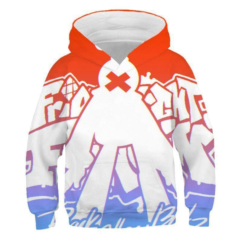 Kid Printed Friday Night Funkin Whitty 3D Print Hoodie - MomyMall