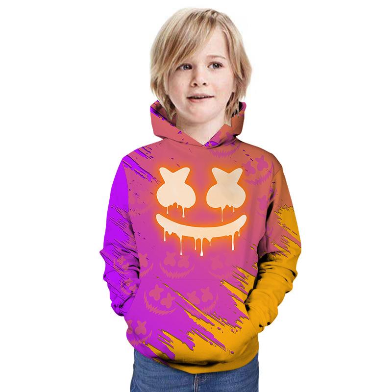 Children Kid 3D Print Halloween Pattern Hoodie