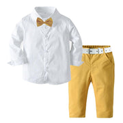 Long-sleeveds Baby Boy Set Formal 2 Pcs Suits