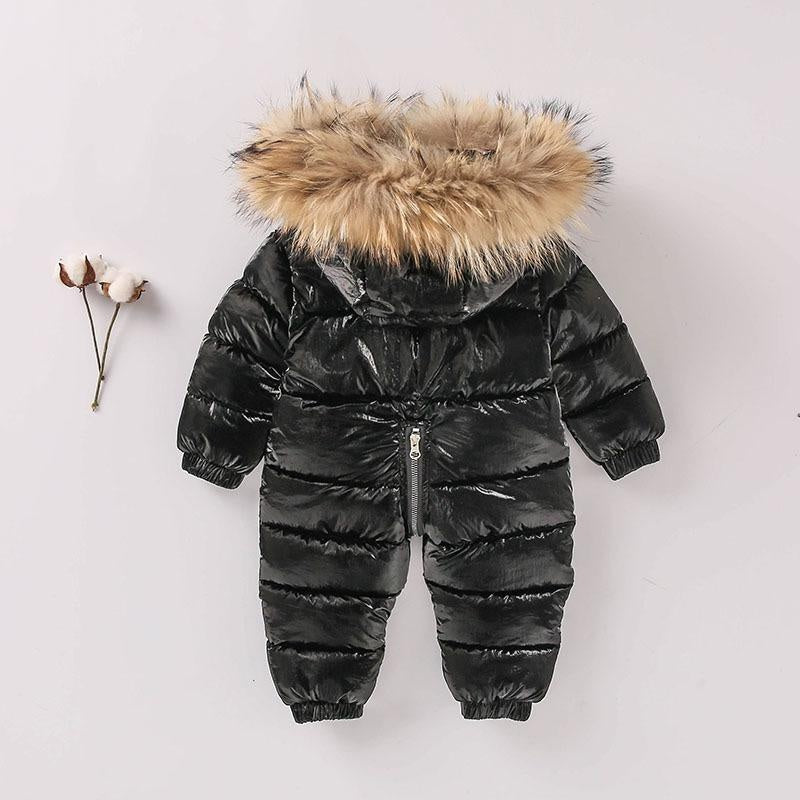 Baby Cotton-padded Jacke Jumpsuit Infants Thickened Romper