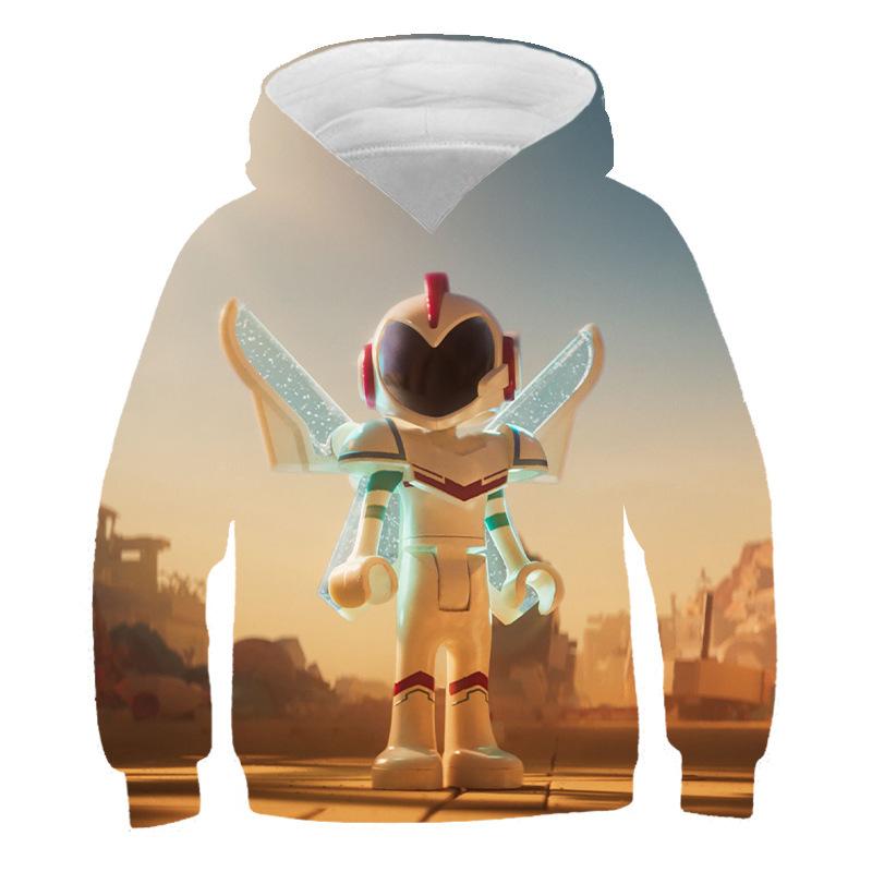 Children Kid 3D Cartoon Print Casual Pullover Hoodie - MomyMall