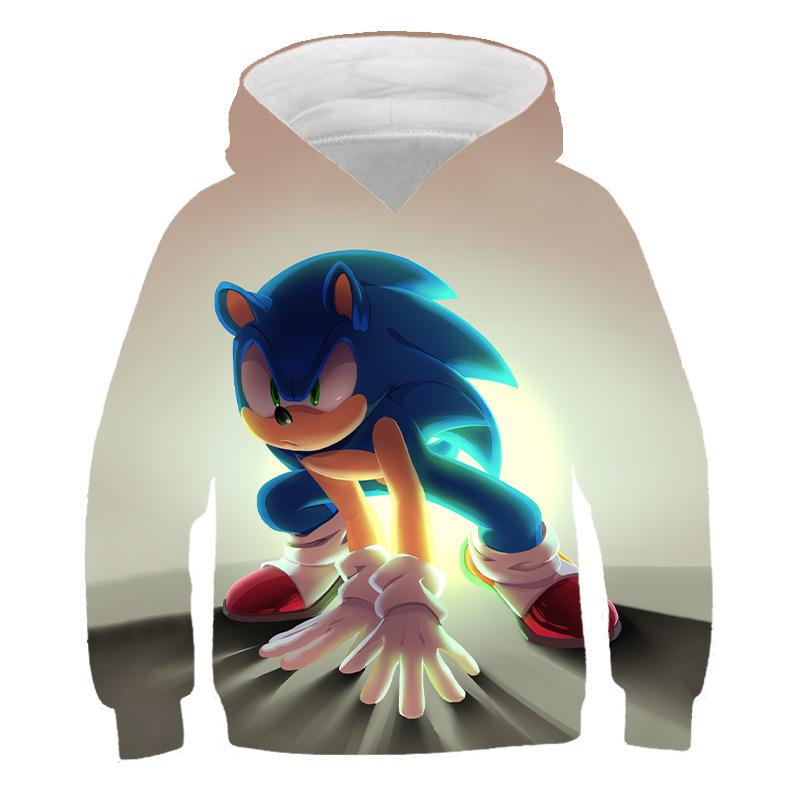 Kid Loose Long Sleeve 3D Printed Hoodie