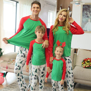 Family Matching Christmas Parent-child Pajamas Suits