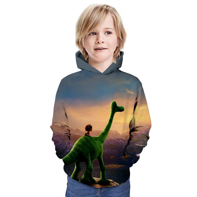 Children Kid 3D Printed Dinosaur Pattern Hoodie - MomyMall Type9 / 3-4 Years