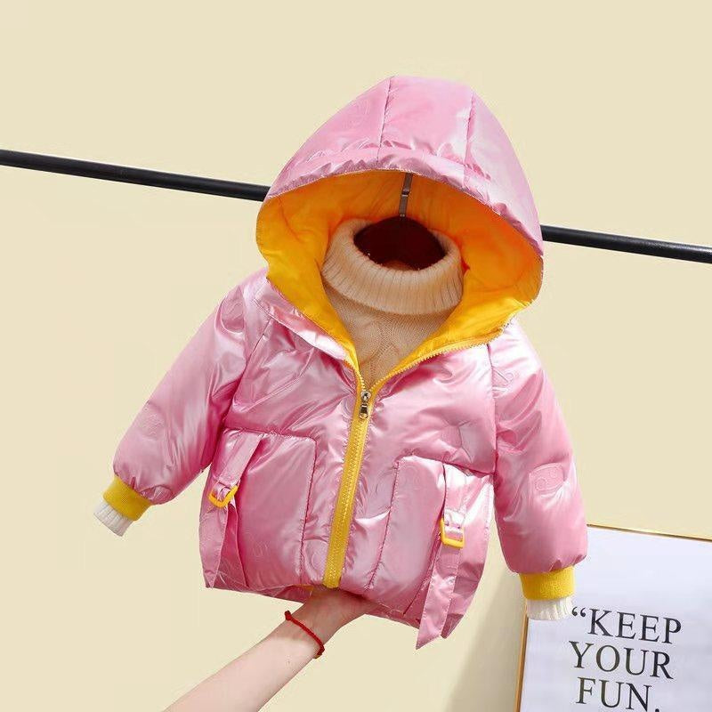 Kid Baby Autumn Winter Thickened Pie Wind Proof Warm Coat