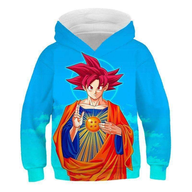 Super Kid Boy Dragon Ball Long Sleeve Hoodie - MomyMall Type9 / 2-3 Years