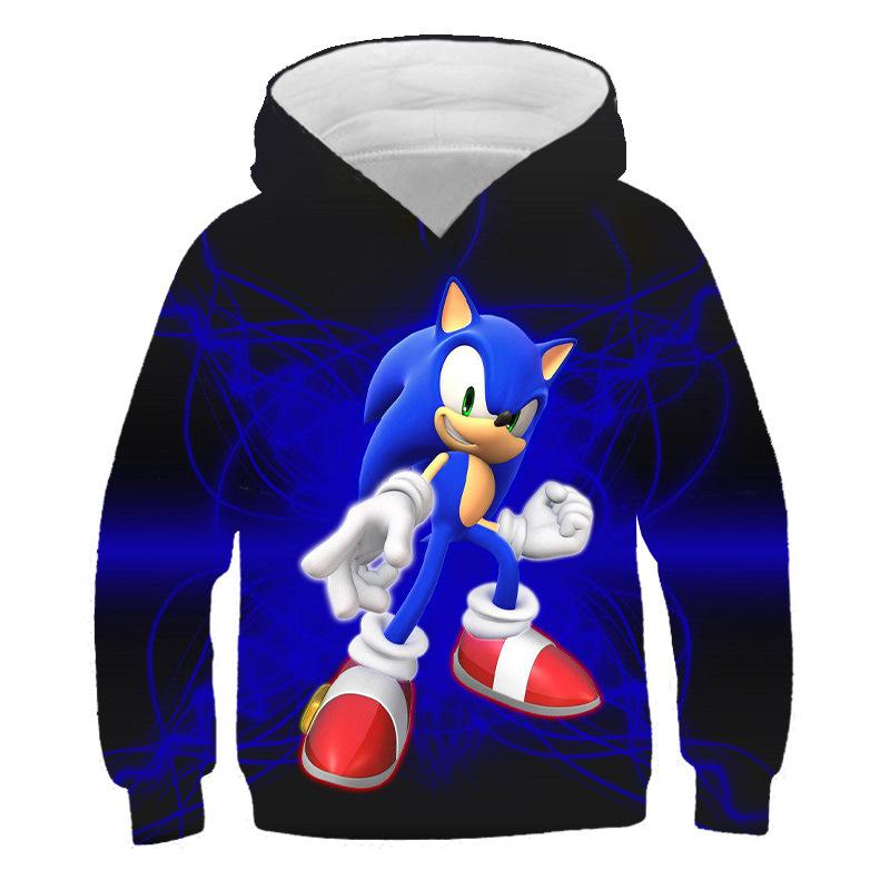 Kid Loose Long Sleeve 3D Printed Hoodie