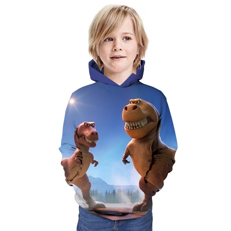 Children Kid 3D Printed Dinosaur Pattern Hoodie - MomyMall Type10 / 3-4 Years