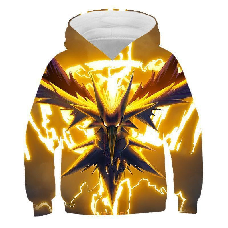 Children Kid Pikachu 3D Print Casual Hoodie