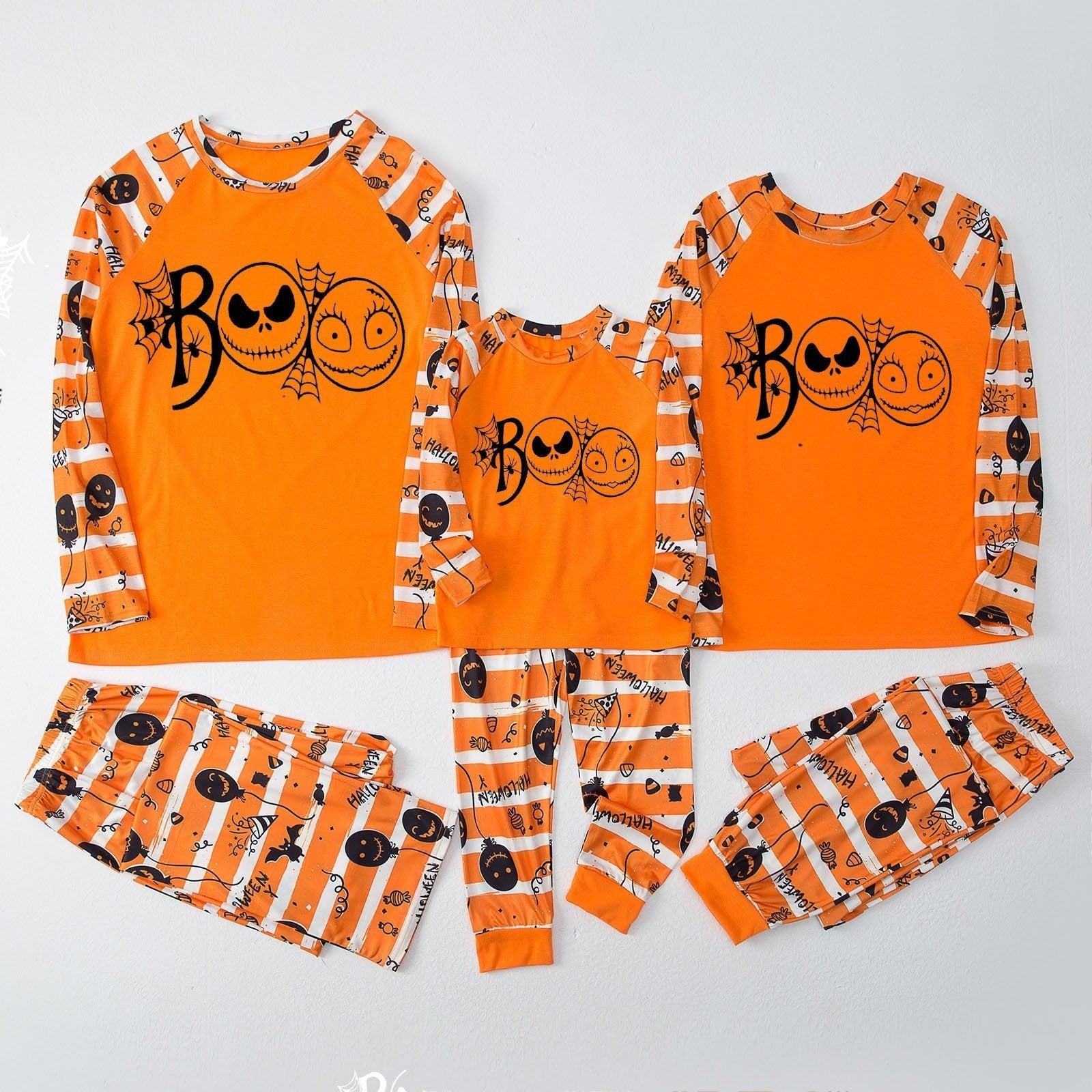 Family Matching Halloween Print Set Parent-child Pajamas - MomyMall