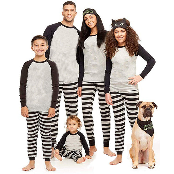 Halloween Christmas Family Matching Parent-child Pajamas Suits Set