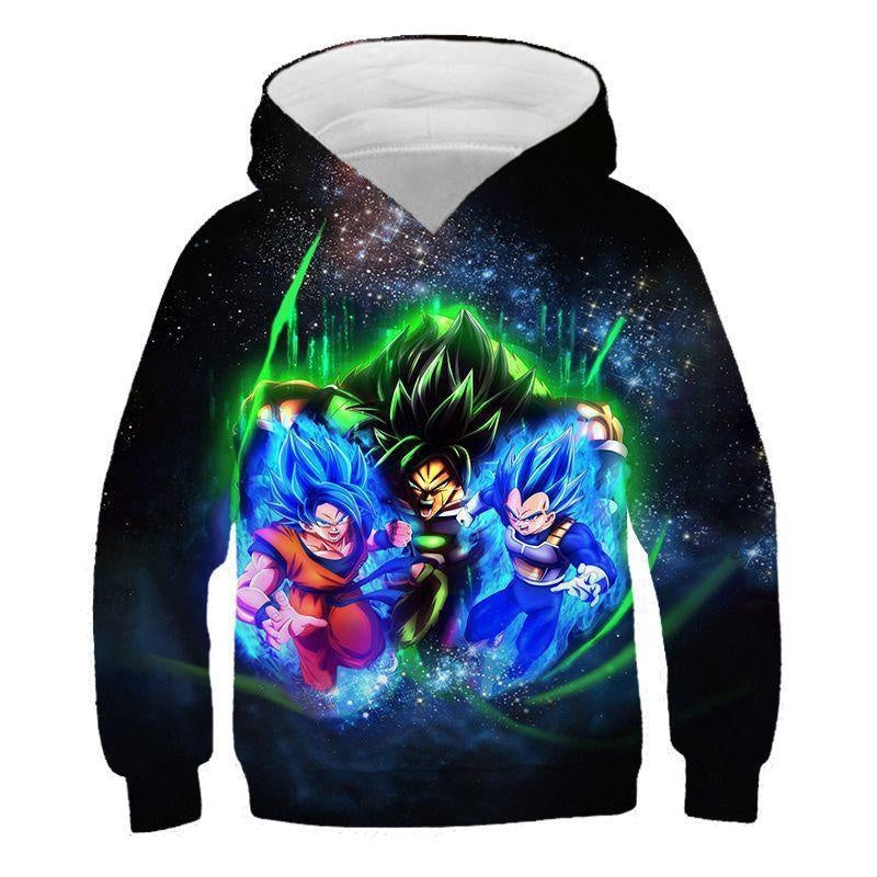 Super Kid Boy Dragon Ball Long Sleeve Hoodie - MomyMall Type6 / 2-3 Years