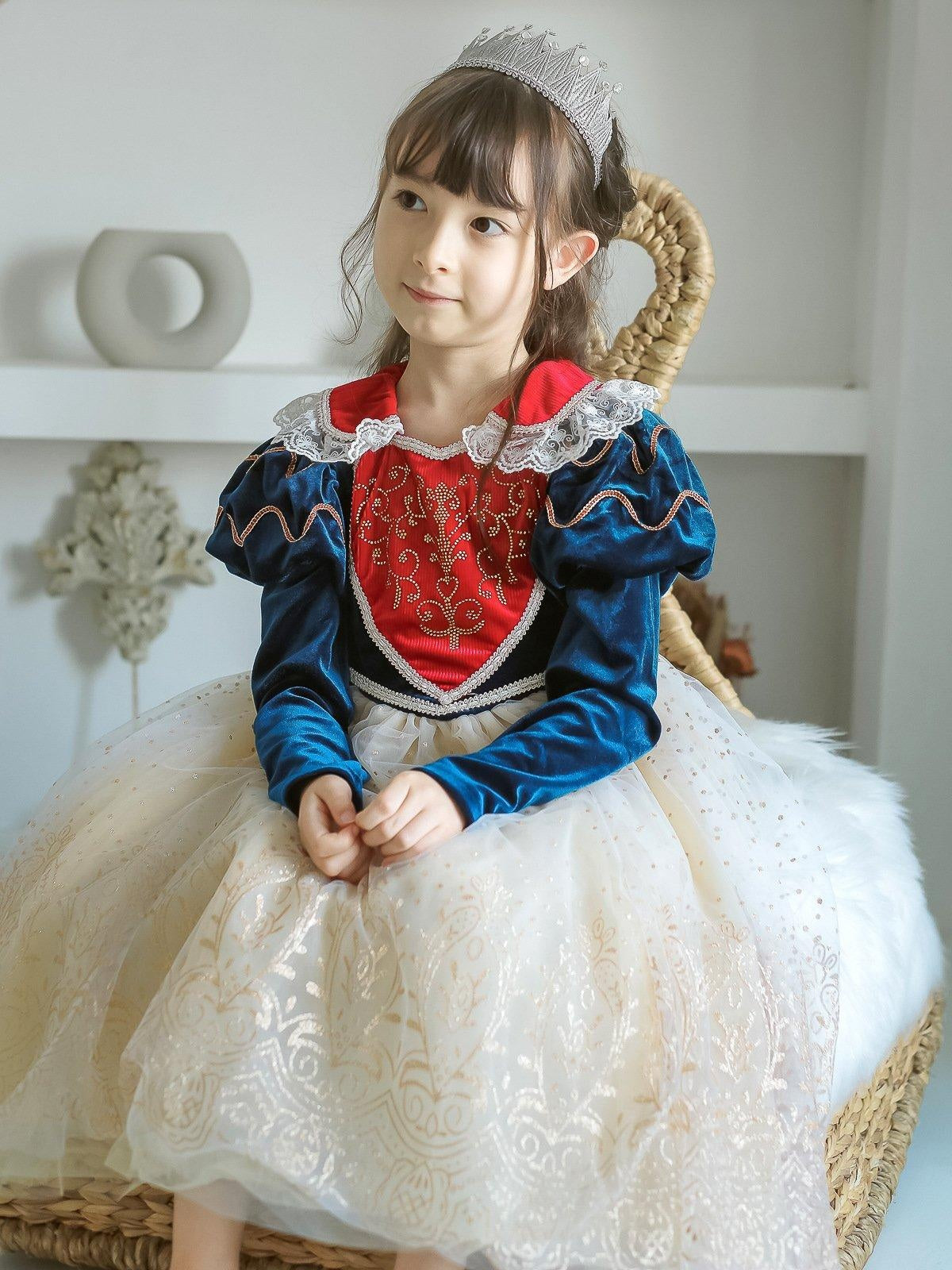 Snow White Dress Baby Kid Girl Snow Christmas Princess Dress