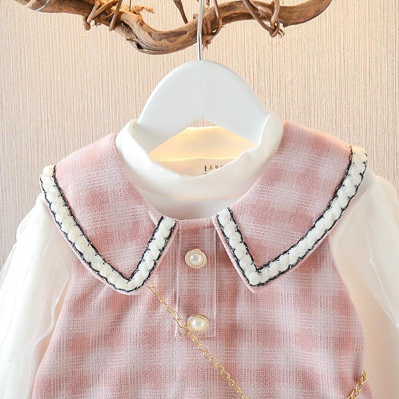 Girl Spring Autumn Fashion 2 Pcs Dress Outfits - MomyMall