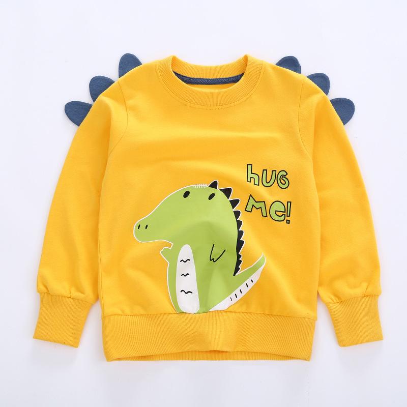 Boy Cartoon Spring Autumn Cartoon Sweatshirt