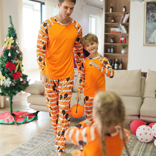 Halloween Pajamas Family Matching Mommy Dad and Me Sleepwear Outfits - MomyMall
