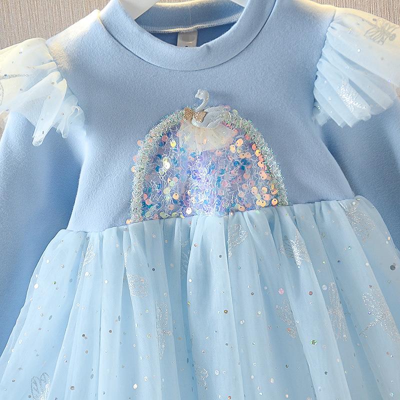 Girl Boutique Autumn Princess Fluffy Dress - MomyMall