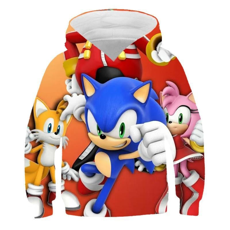 Children Kid 3D Animation Casual Hoodie