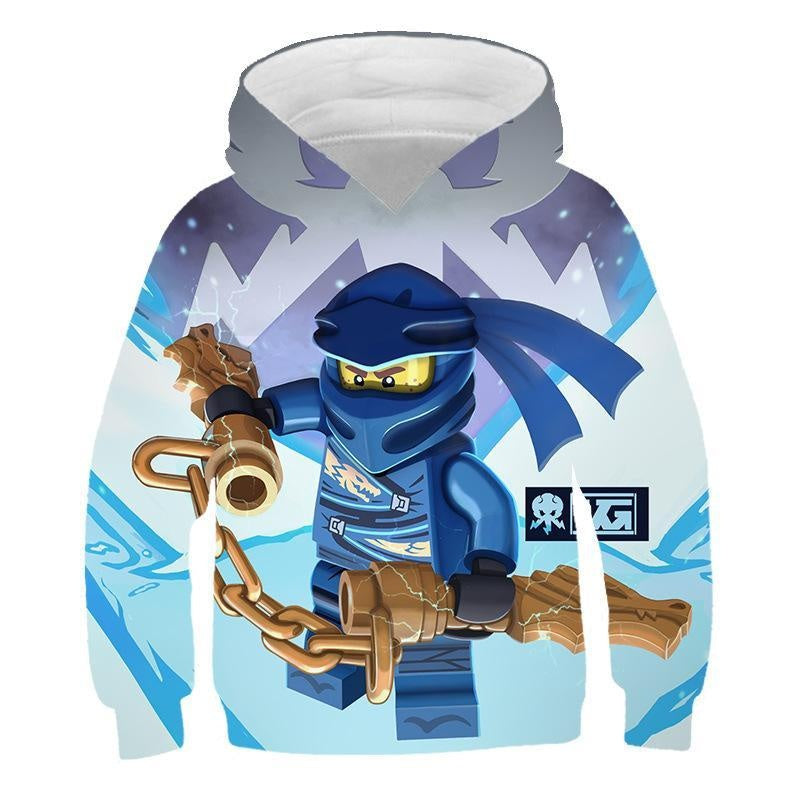 Children Kid 3D Cartoon Print Casual Pullover Hoodie - MomyMall Type3 / 2-3 Years